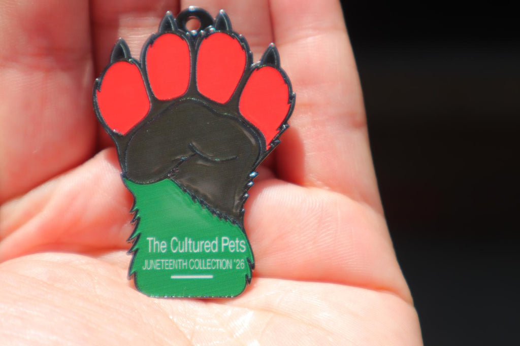 The Cultured Pets — Pan-African Paw Fist Collar Charm