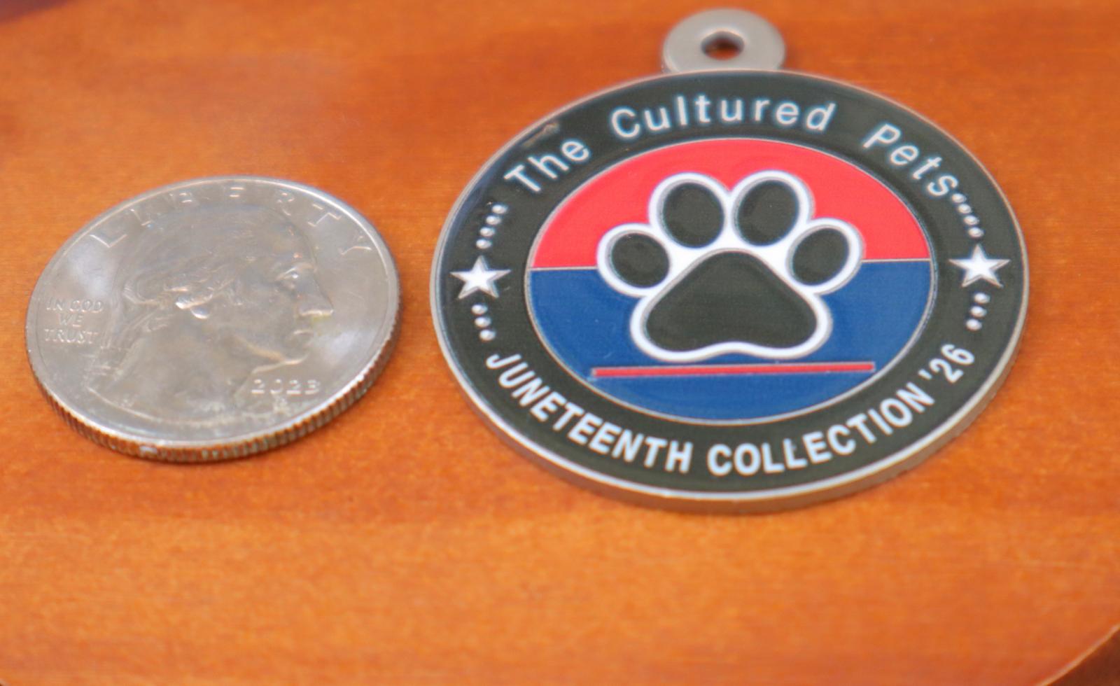 The Cultured Pets — Juneteenth Collection Coin Charm
