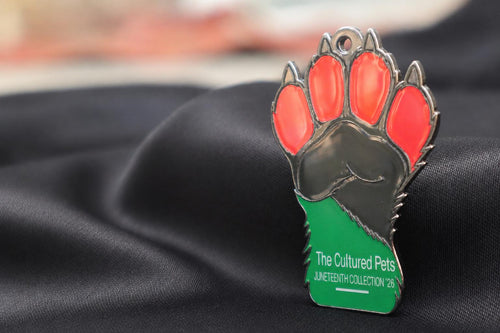 The Cultured Pets — Pan-African Paw Fist Collar Charm